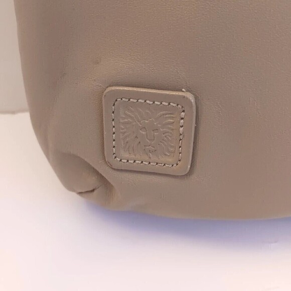 Vintage Anne Klein For Calderon Tan Genuine Leather Shoulder Purse - Picture 2 of 10